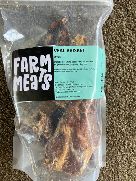 Veal Brisket-Chew-Best Mates-300g-Shine Pets