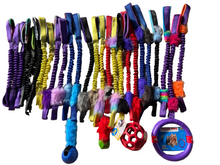 The Bungee Tug Handle-Accessories-Tuggaliscious Tugs-Plain (no fluff) - Blue/Navy-Shine Pets